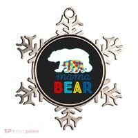 Autism Awareness Mama Bear Autistic Mom Gift Ornament thumb 0