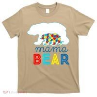 Autism Awareness Mama Bear Autistic Mom Gift T-Shirt thumb 0