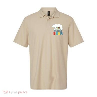 Autism Awareness Mama Bear Autistic Mom Gift Polo
