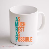 AMRAP As Much Rest As Possible Funny Coffee Mug thumb 1