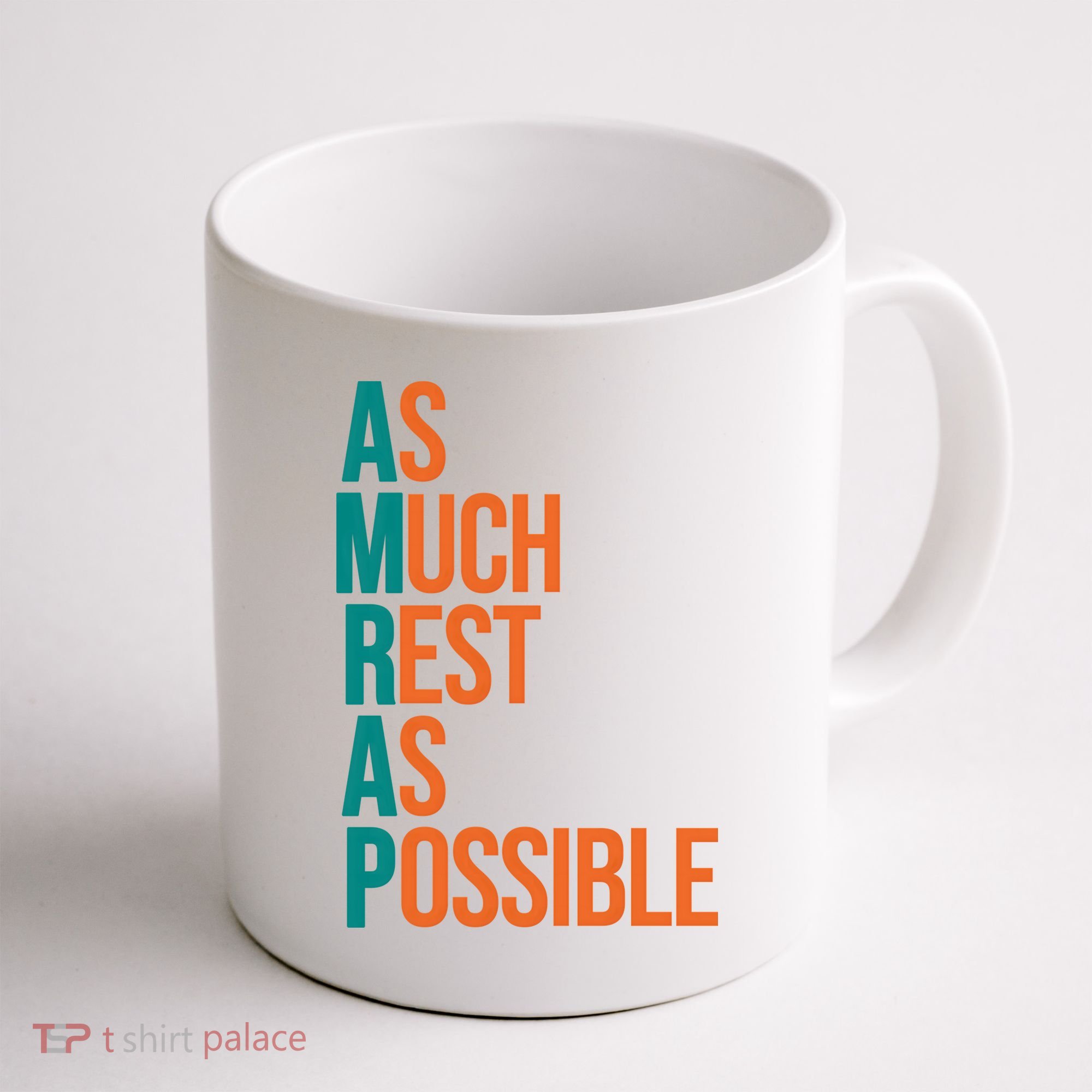 AMRAP As Much Rest As Possible Funny Coffee Mug