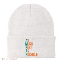 AMRAP As Much Rest As Possible Funny Beanie thumb 0