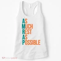 AMRAP As Much Rest As Possible Funny Women's Tank Top thumb 0