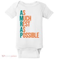 AMRAP As Much Rest As Possible Funny Baby Bodysuit thumb 0