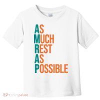AMRAP As Much Rest As Possible Funny Toddler T-Shirt thumb 0
