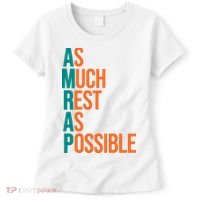 AMRAP As Much Rest As Possible Funny Women's T-Shirt thumb 0