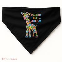 Autism Awareness Month April Puzzle Acceptance & Inclusion  USA-Made Doggie Bandana thumb 0