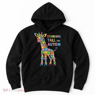 Autism Awareness Month April Puzzle Acceptance & Inclusion  Hoodie
