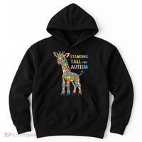 Autism Awareness Month April Puzzle Acceptance & Inclusion  Hoodie thumb 0