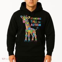 Autism Awareness Month April Puzzle Acceptance & Inclusion  Hoodie thumb 2