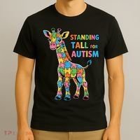 Autism Awareness Month April Puzzle Acceptance & Inclusion  T-Shirt thumb 3