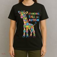 Autism Awareness Month April Puzzle Acceptance & Inclusion  T-Shirt thumb 4