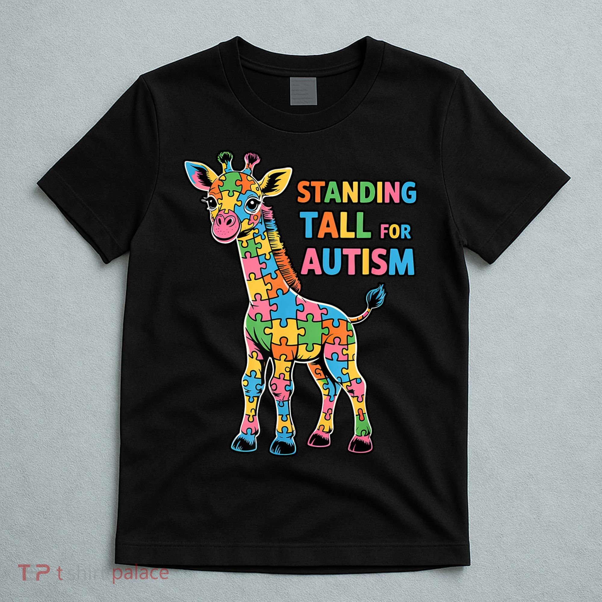 Autism Awareness Month April Puzzle Acceptance & Inclusion  T-Shirt