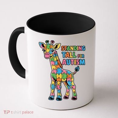 Autism Awareness Month April Puzzle Acceptance & Inclusion  Coffee Mug