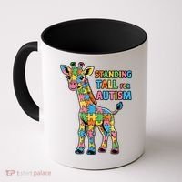 Autism Awareness Month April Puzzle Acceptance & Inclusion  Coffee Mug thumb 0