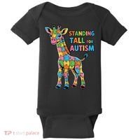 Autism Awareness Month April Puzzle Acceptance & Inclusion  Baby Bodysuit thumb 0