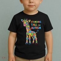 Autism Awareness Month April Puzzle Acceptance & Inclusion  Toddler T-Shirt thumb 2