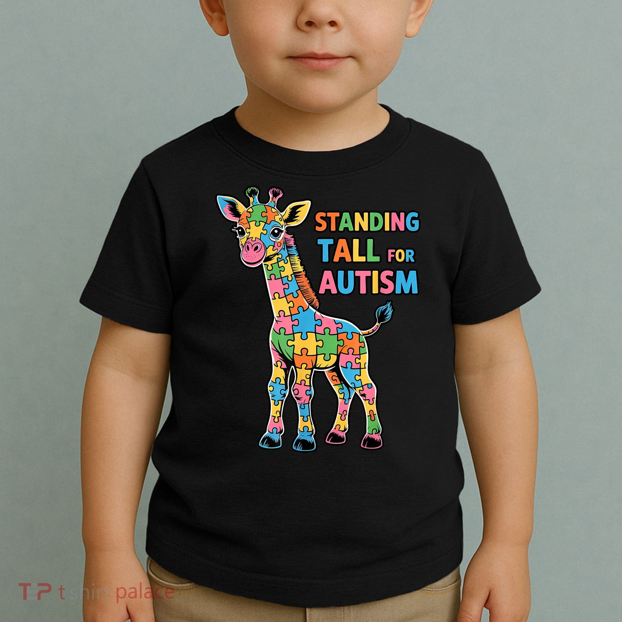 Autism Awareness Month April Puzzle Acceptance & Inclusion  Toddler T-Shirt