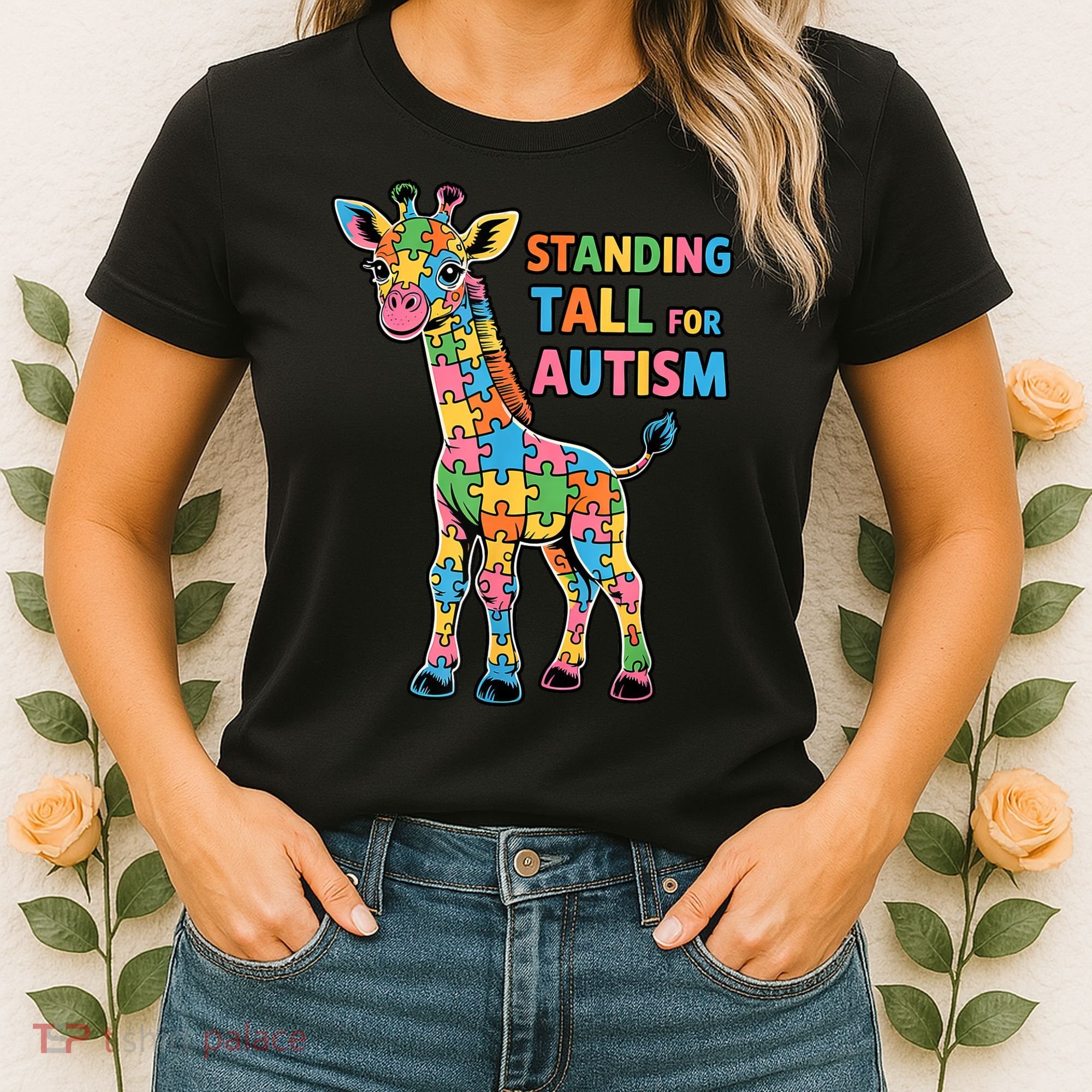 Autism Awareness Month April Puzzle Acceptance & Inclusion  Women's T-Shirt