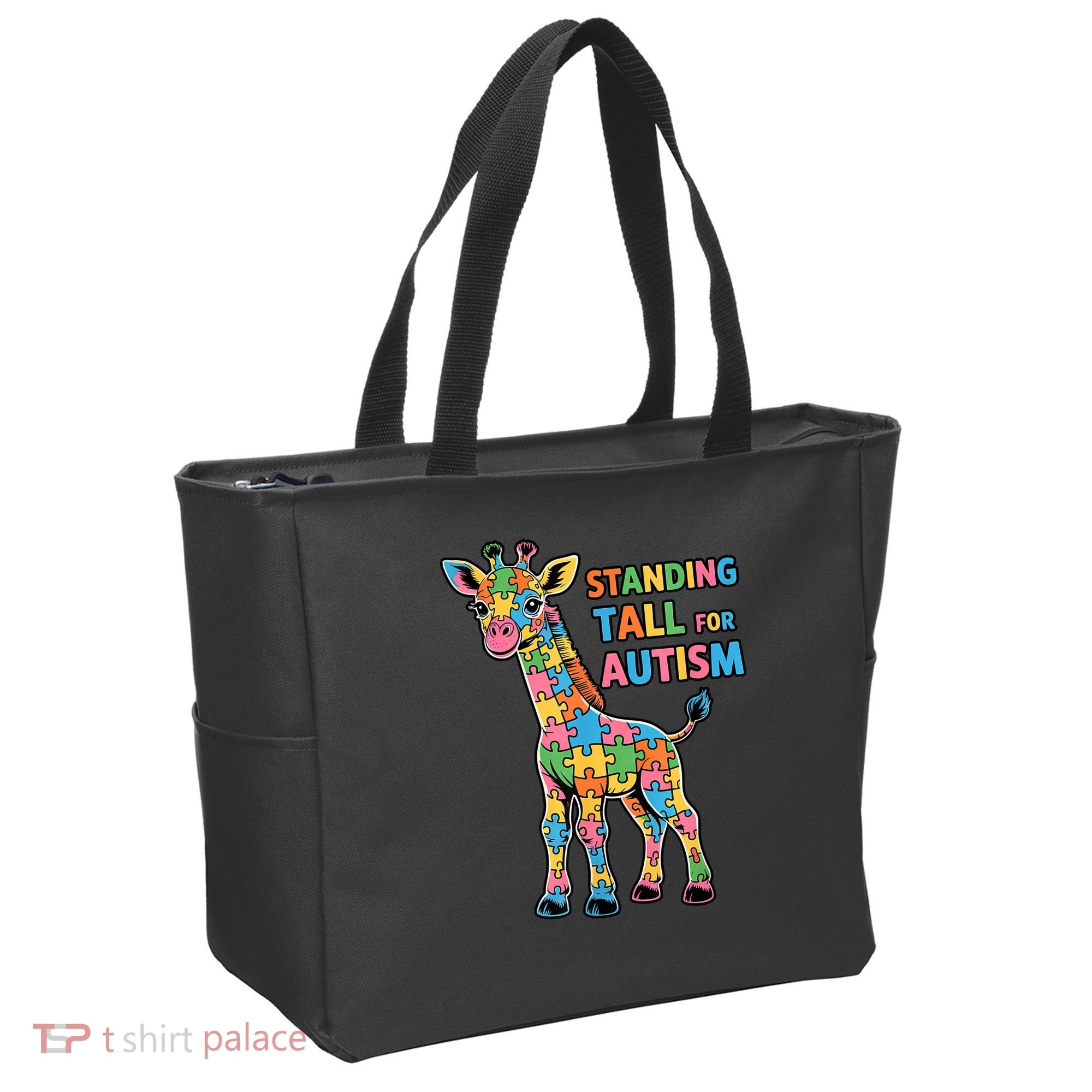 Autism Awareness Month April Puzzle Acceptance & Inclusion  Tote Bag