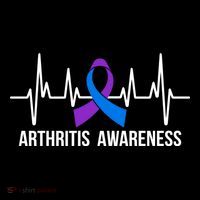 Arthritis Awareness Month Purple And Blue Ribbon Heartbeat Great Gift Coffee Mug thumb 5