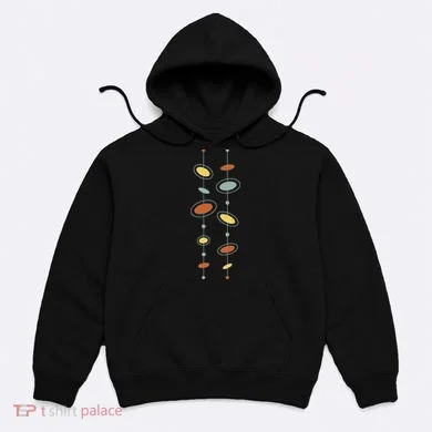 Atomic Age Mid Century Modern Pattern Hoodie