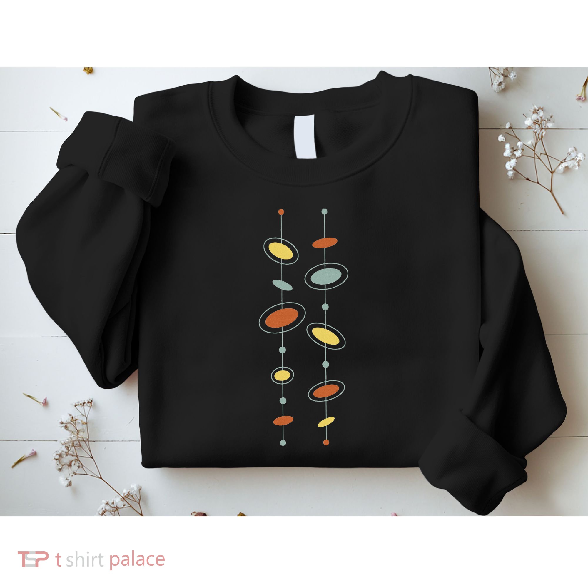 Atomic Age Mid Century Modern Pattern Sweatshirt