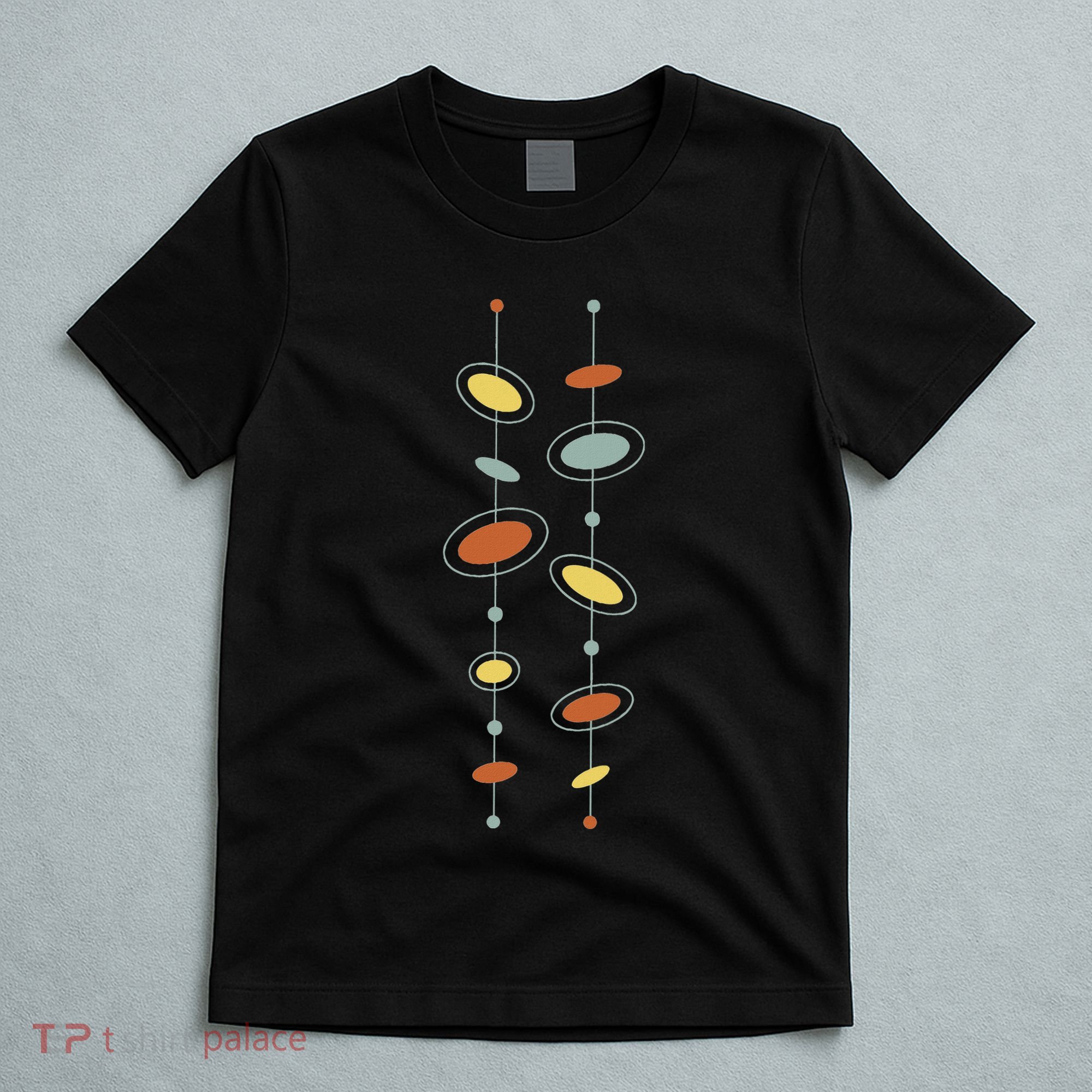 Atomic Age Mid Century Modern Pattern T-Shirt