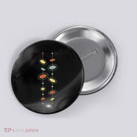 Atomic Age Mid Century Modern Pattern Button thumb 0
