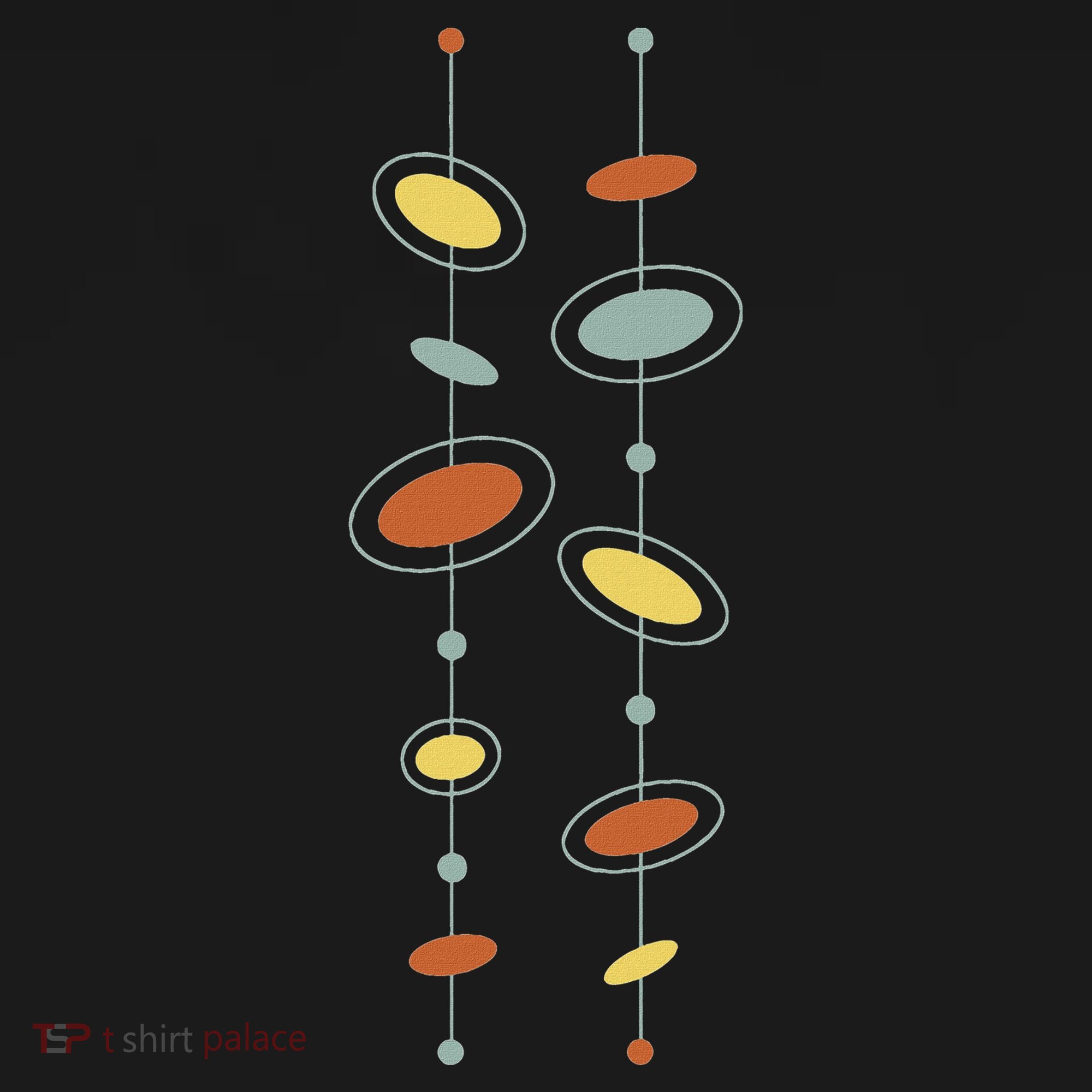Atomic Age Mid Century Modern Pattern Ornament