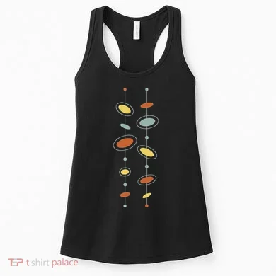 Atomic Age Mid Century Modern Pattern Women's Tank Top