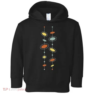 Atomic Age Mid Century Modern Pattern Toddler Hoodie