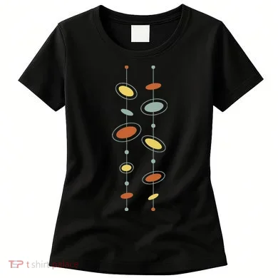 Atomic Age Mid Century Modern Pattern Women's T-Shirt