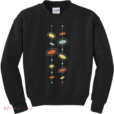 Atomic Age Mid Century Modern Pattern Kids Sweatshirt