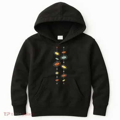 Atomic Age Mid Century Modern Pattern Kids Hoodie