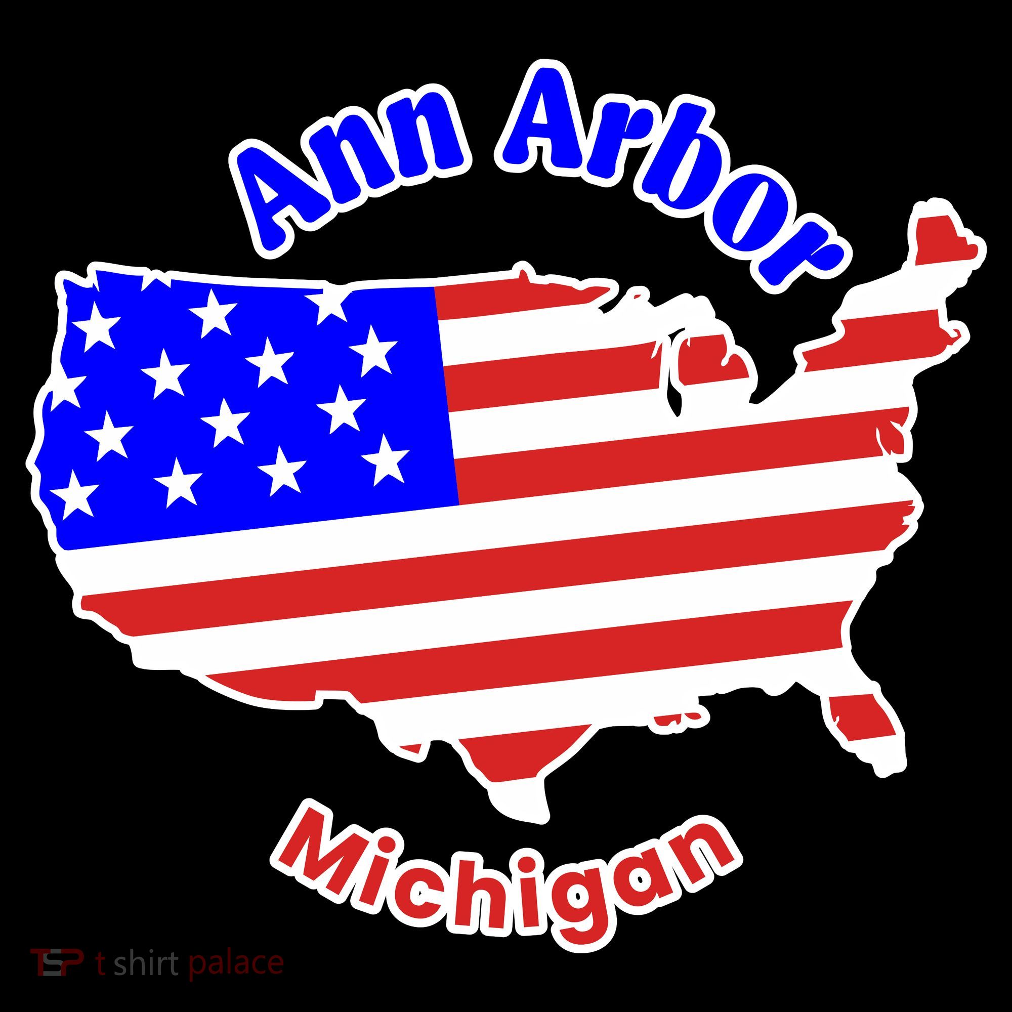 Ann Arbor Michigan Toddler Hoodie