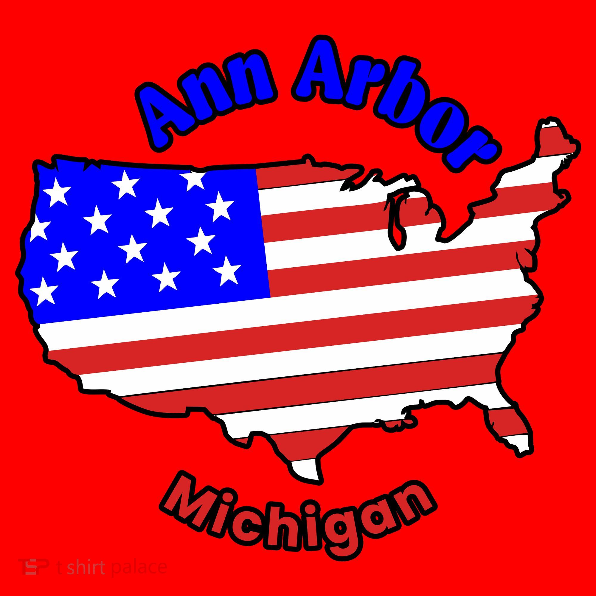Ann Arbor Michigan Santa Hat