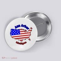 Ann Arbor Michigan Button thumb 0