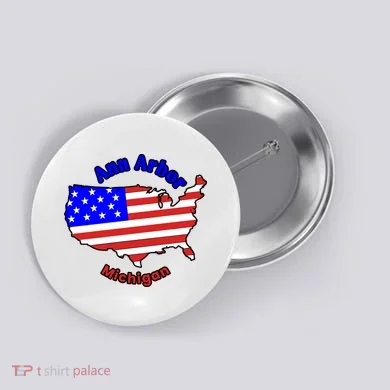 Ann Arbor Michigan Button