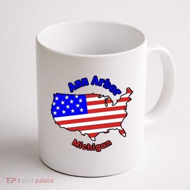 Ann Arbor Michigan Coffee Mug back