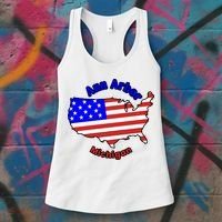 Ann Arbor Michigan Women's Tank Top thumb 3