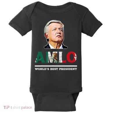 Amlo Andres Manuel Lopez Obrador Mexican Baby Bodysuit