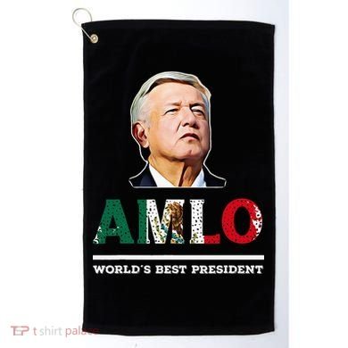 Amlo Andres Manuel Lopez Obrador Mexican Golf Towel