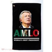 Amlo Andres Manuel Lopez Obrador Mexican Golf Towel thumb 0