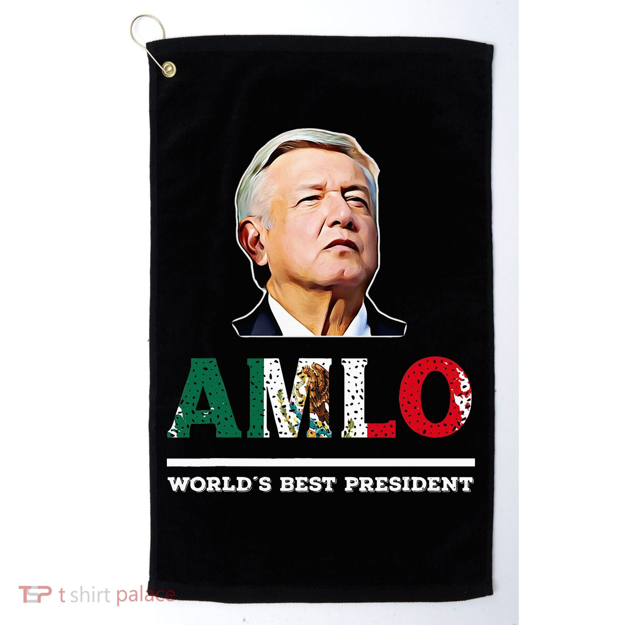 Amlo Andres Manuel Lopez Obrador Mexican Golf Towel