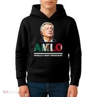 Amlo Andres Manuel Lopez Obrador Mexican Kids Hoodie thumb 4