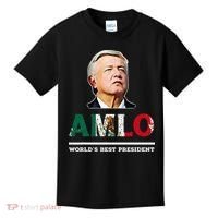 Amlo Andres Manuel Lopez Obrador Mexican Kids T-Shirt thumb 0