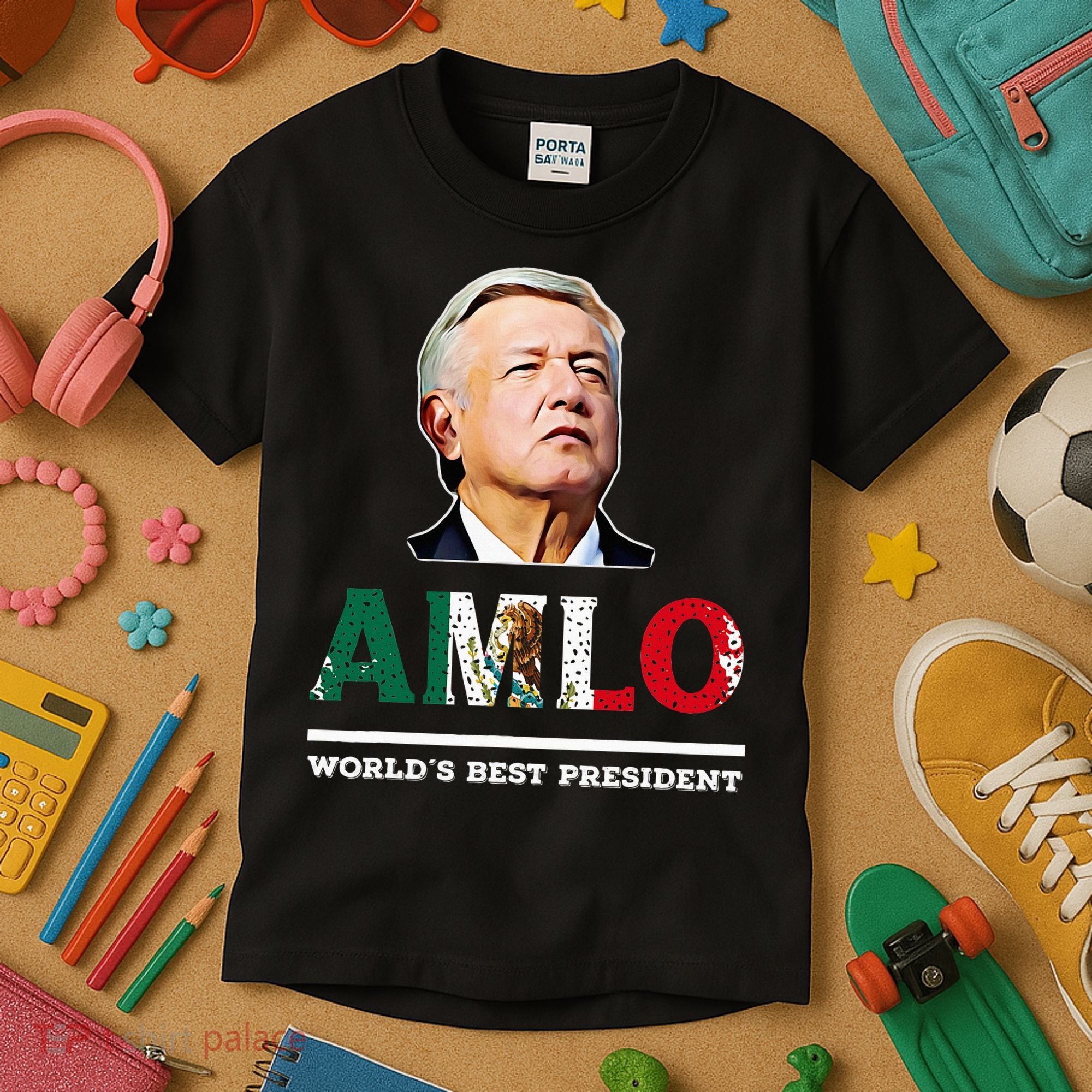 Amlo Andres Manuel Lopez Obrador Mexican Kids T-Shirt