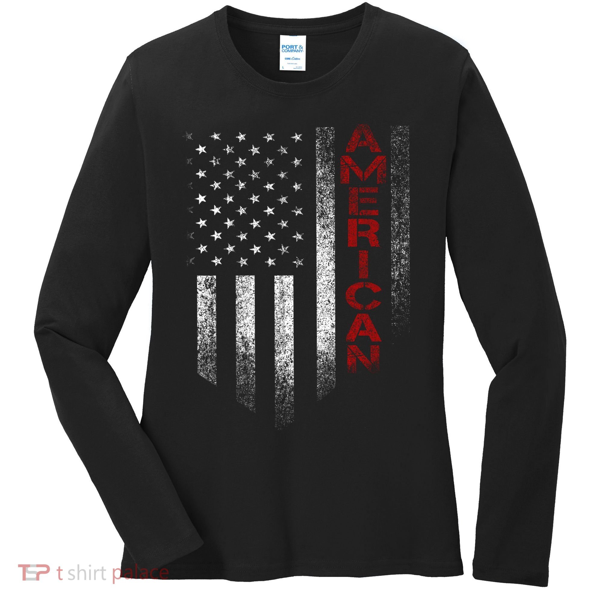 American Women's Long Sleeve Shirt