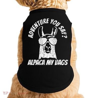 Adventure Alpaca My Bags Doggie Tank